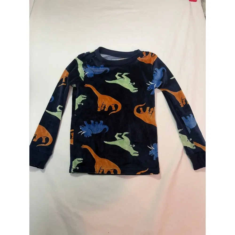 Carter's Dark Blue Dino PJs